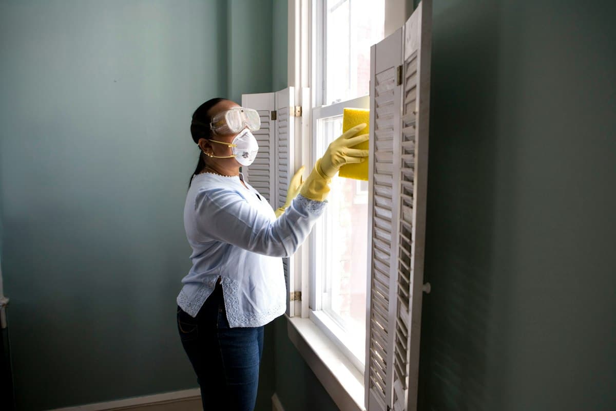 Cleaning in action